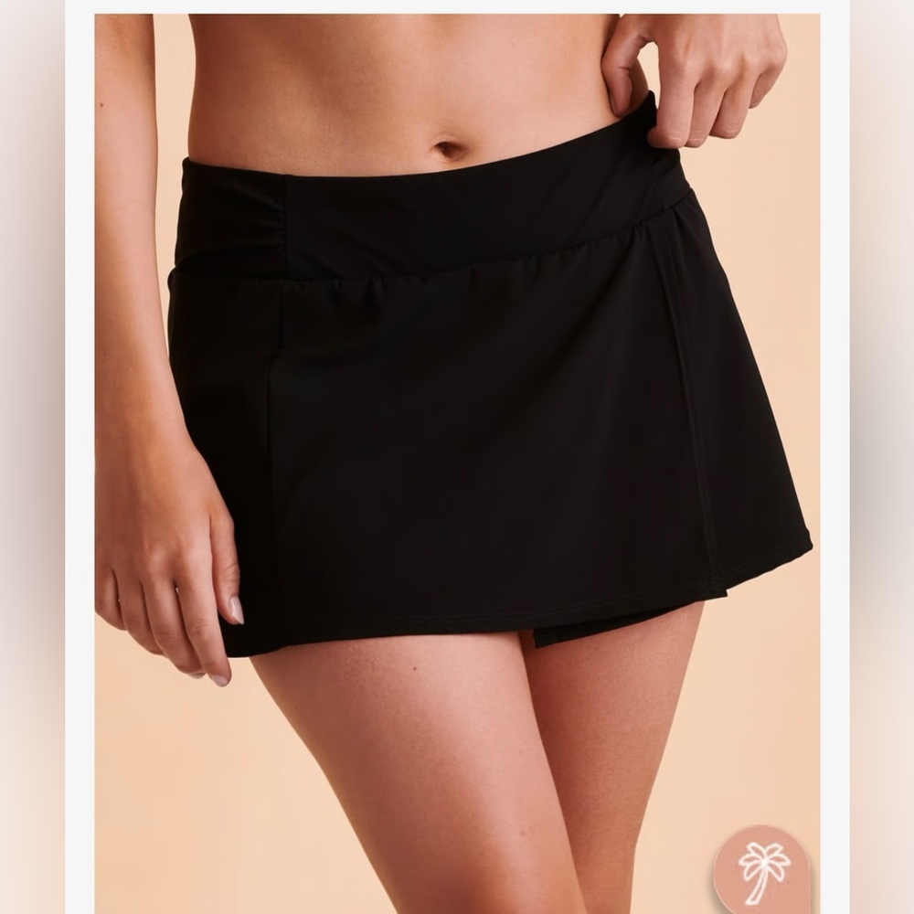 Christina Navy Swim Skirt